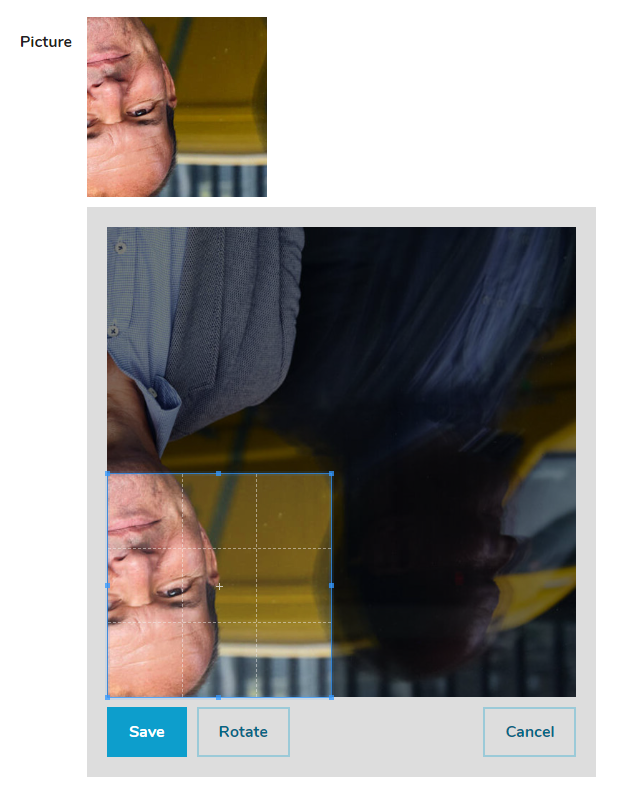 PHP classified script - crop, zoom or rotate avatar