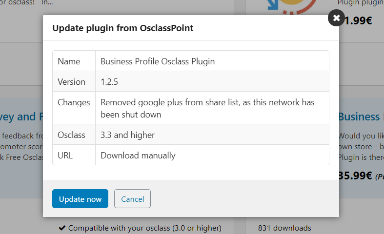 How to Access Osclass Market from Backoffice (API Setup Included) screenshot